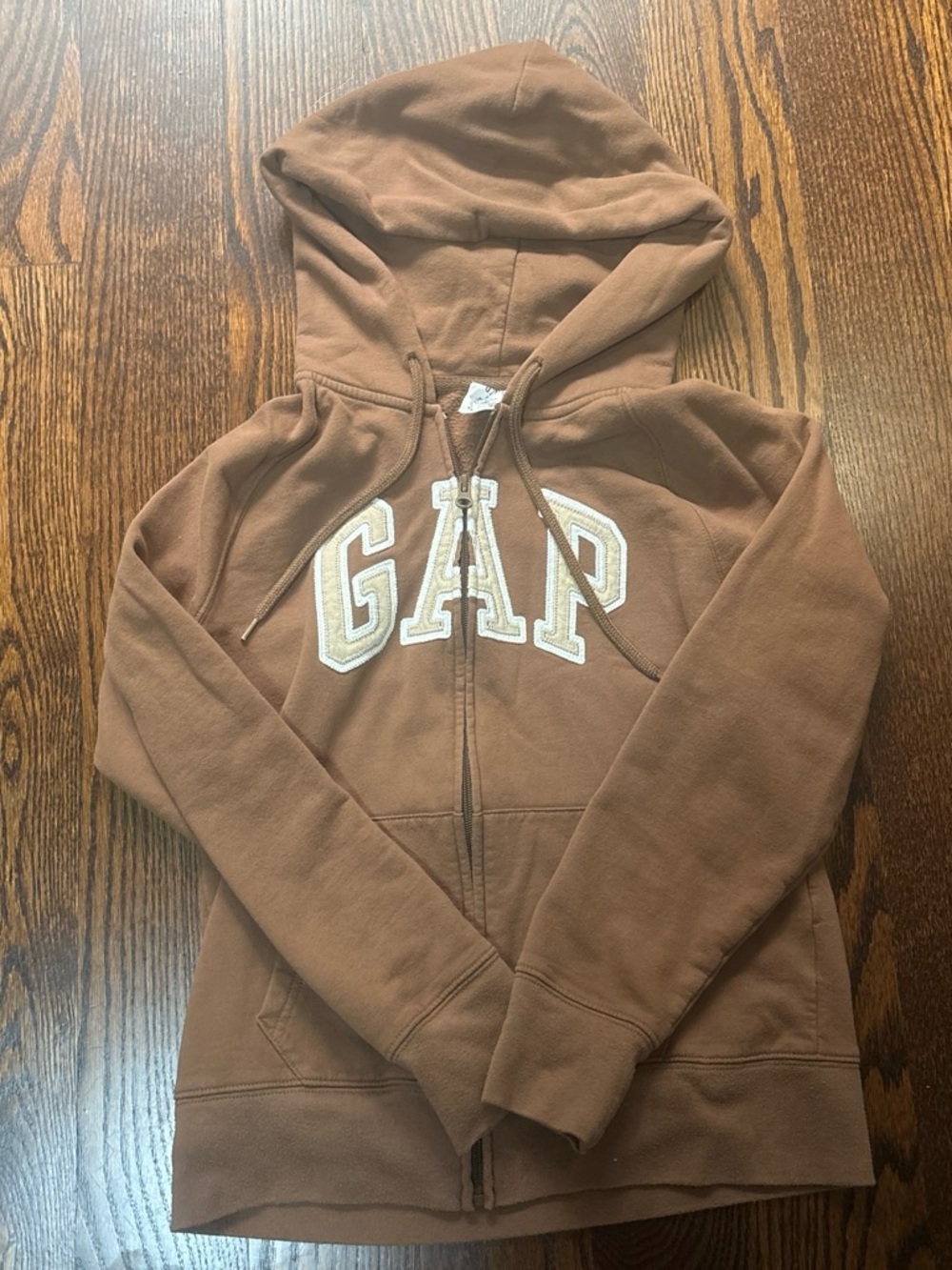 Brown Gap zip up hoodie